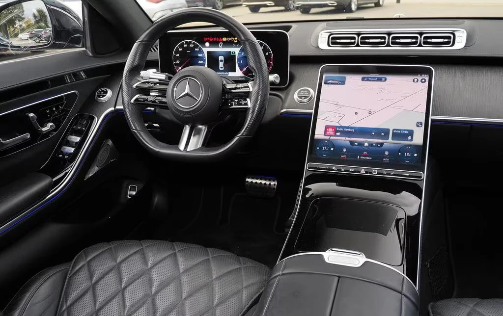 2022 Mercedes-Benz S 580 4MATIC 503HP L AMG PANO CAM HUD MEMO BURM 338q — 7