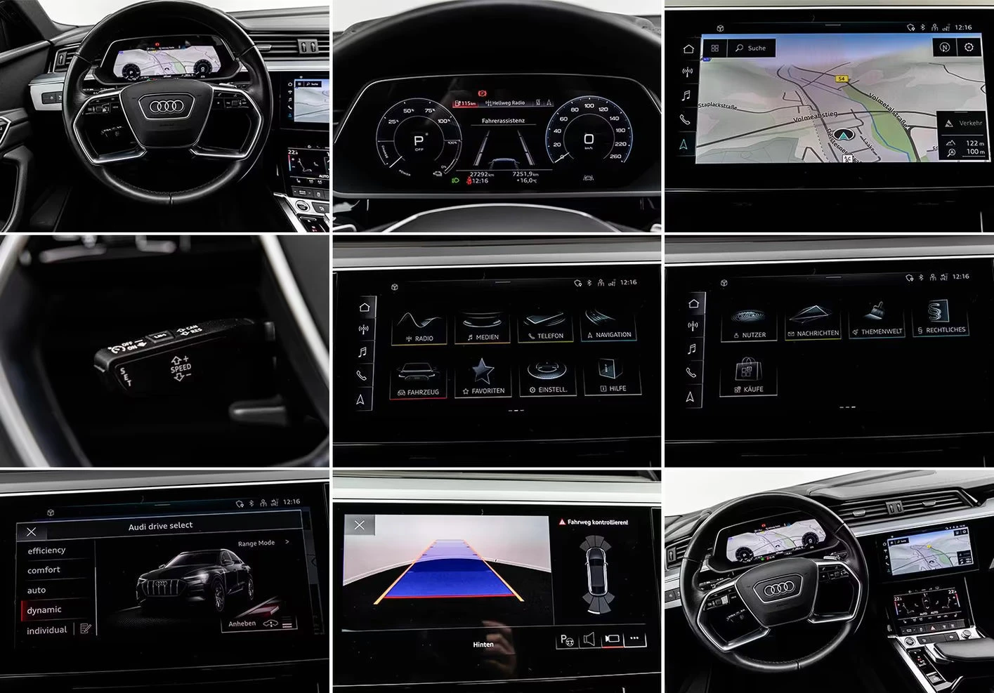 2022 Audi E-Tron 50 SPORTBACK 318HP ADVANCED CAM KLESS HUD ACC 450z — 16