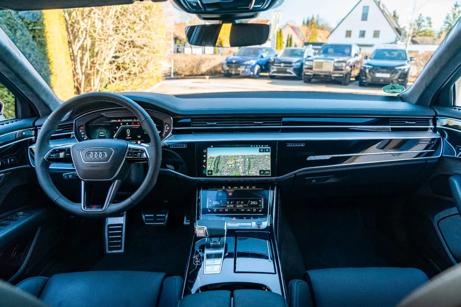 2025 Audi A8 50 286HP LONG 21 SLINE TV HUD 360 PANO MASS 456z — 10