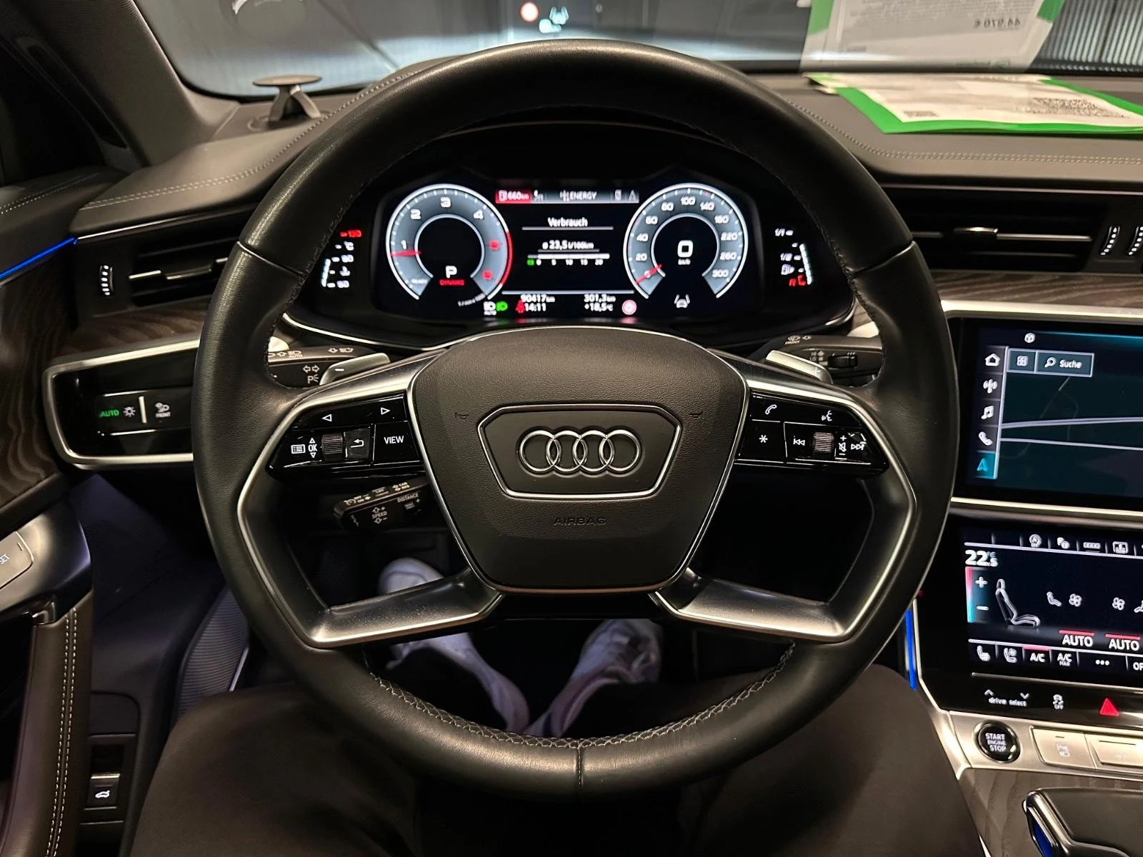 2022 Audi A6 50 286HP QUTTRO MASS B&O SLINE 360 PANO NIGHT 464z — 10