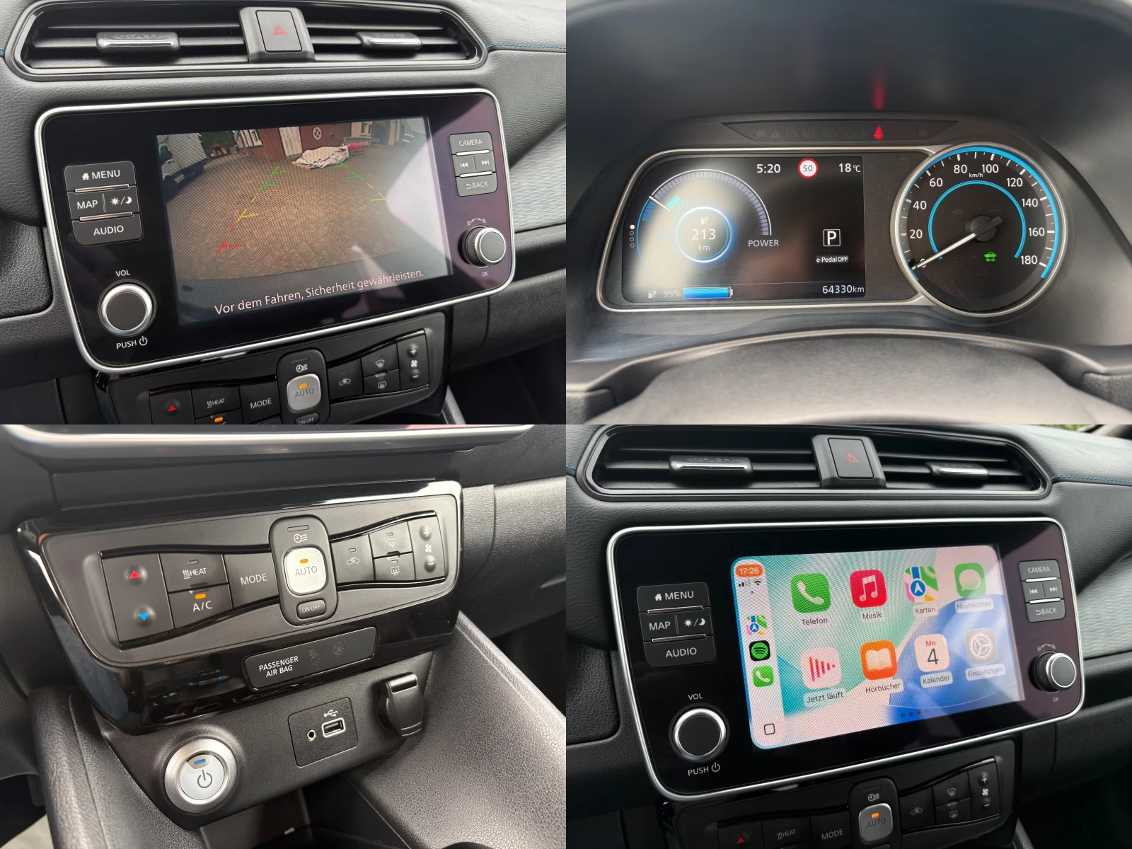 2021 Nissan Leaf ACENTA 150HP СЕРТИФ. БАТЕРИЯ CAM NAVI 258h — 15